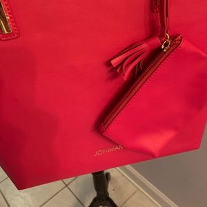 Joy & Iman hot pink hobo bag. Never used.